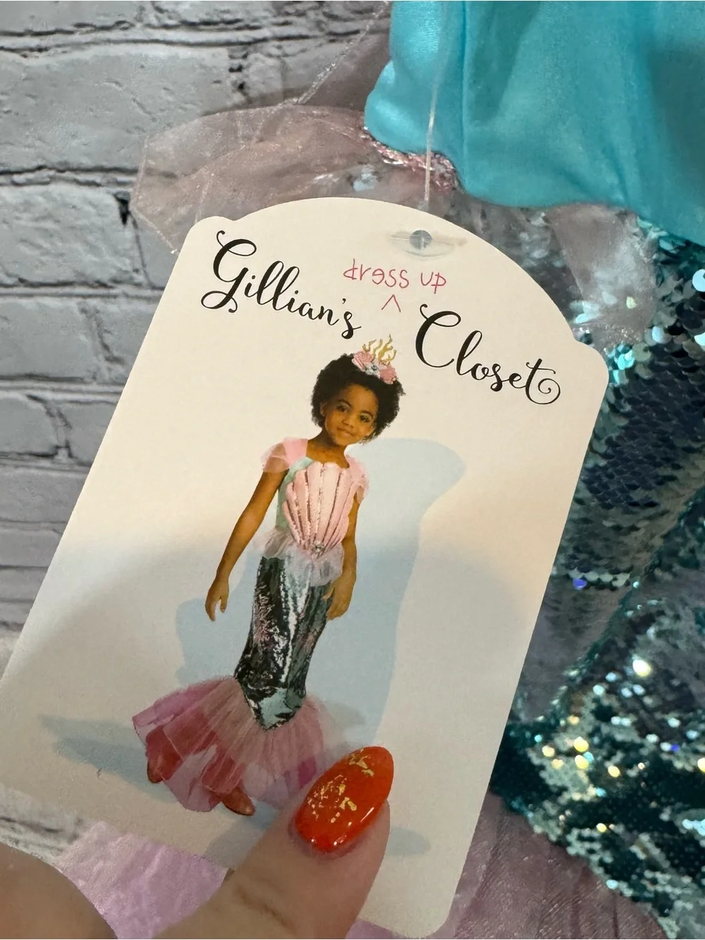 Gillian’s Closet Mermaid Girl’s Halloween Costume